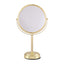 Embellir Makeup Mirror 20x20cm 1X 5X Magnifying Rotation Tabletop Gold