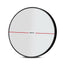 Embellir Wall Mirror Makeup 90cm Home Decor Framed Mirrors Bathroom Round Black