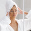 Emilee Hembrow LUXE Microfibre Hair Towel Wrap Argan Infused - White