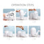 Essential Oil Aroma Diffuser USB - 180ml Whale Ultrasonic Childrens Night Light