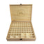 Essential Oils Wood Storage Box - Wooden Oil Bottle Slots