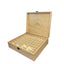 Essential Oils Wood Storage Box - Wooden Oil Bottle Slots