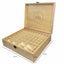 Essential Oils Wood Storage Box - Wooden Oil Bottle Slots