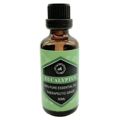 Eucalyptus Essential Oil 50ml Bottle - Aromatherapy