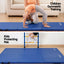 Everfit 180x60cm Gymnastics Mats Folding Exercise Floor Mat Portable 3 Fold Tumbling Mat Blue
