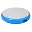 Everfit 1m Air Track Spot Inflatable Gymnastics Tumbling Mat Round W/ Pump Blue