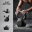 Everfit 20kg Cast Iron Kettlebell Powder Coating Flat Bottom Home Gym