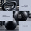 Everfit 20kg Kettlebell Weights Strength Training with Anti-slip Carry Handle & Stable Base Gym Home