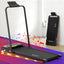 Everfit 3 in 1 Treadmill Electric Walking Pad Under Desk Office Home Gym Incline 380mm Black