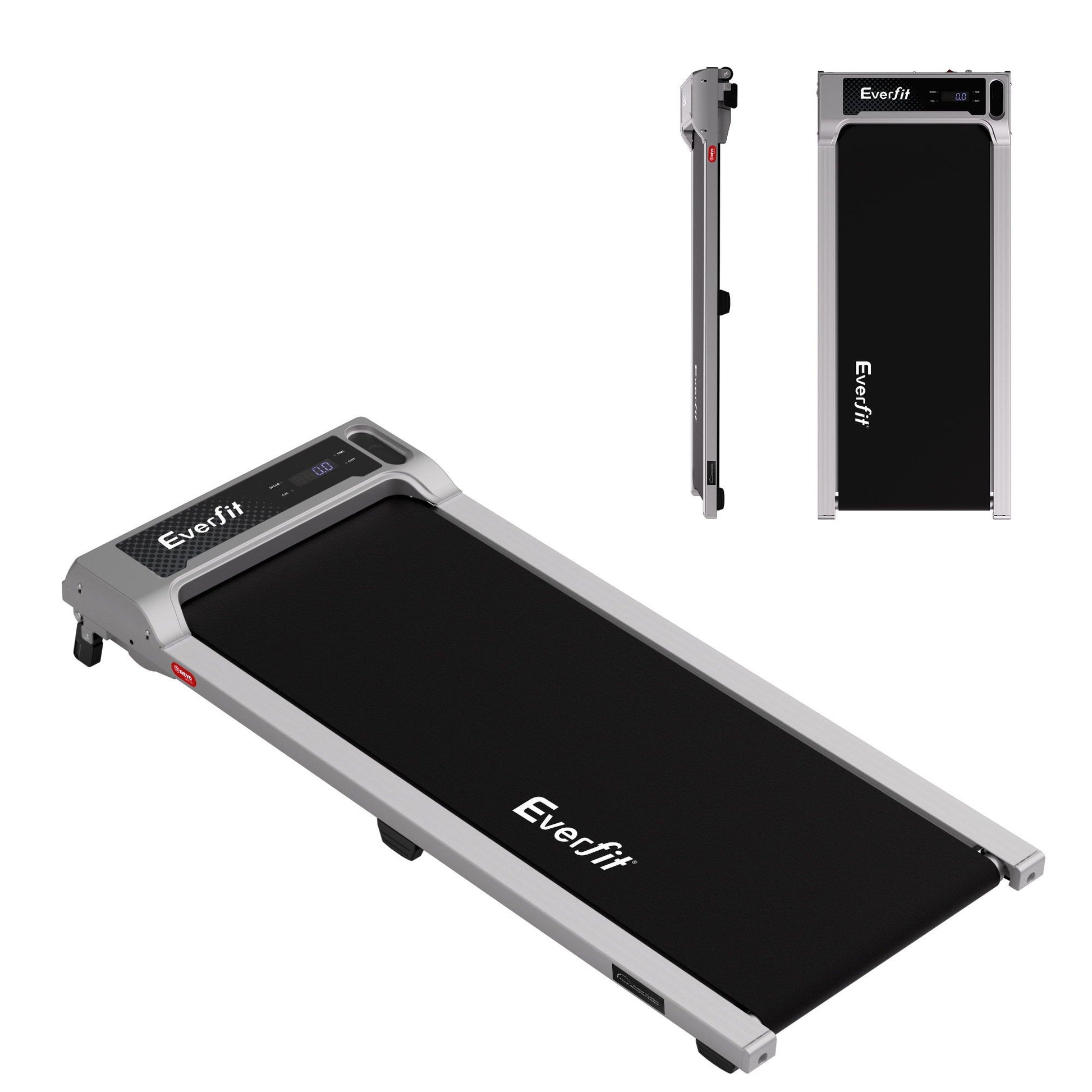 Everfit 3 in 1 Walking Pad Treadmill 12% Incline Under Desk Treadmills for Home Gym With 40cm Wide Belt Sliver