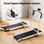 Everfit 3 in 1 Walking Pad Treadmill 20% Auto Incline Under Desk Foldable Treadmills for Home With 40cm Wide Belt White