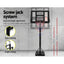Everfit 3.05M Basketball Hoop Stand System Ring Portable Net Height Adjustable Black