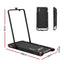 Everfit 4 in 1 Vibration Walking Pad Treadmill Under Desk Treadmills for Home Gym with App Control 380mm Black