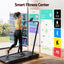 Everfit 4 in 1 Vibration Walking Pad Treadmill Under Desk Treadmills for Home Gym with App Control 380mm Black