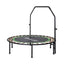 Everfit 48inch Round Fitness Trampoline Rebounder Adjustable Handrail Green