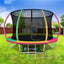 Everfit 8FT Trampoline for Kids w/ Ladder Enclosure Safety Net Rebounder Colors