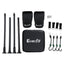 Everfit Doorway Punching Bag Adjustable Apartment Friendly with Boxing Gloves Black