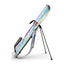 Everfit Golf Stand Bag 2-Way Divider Lightweight Carry Bag for 5-6 Clubs, Holographic
