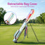Everfit Golf Stand Bag 2-Way Divider Lightweight Carry Bag for 5-6 Clubs, Holographic