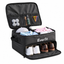 Everfit Golf Storage Bag 2-Tier Trunk Organizer with Ventilated Shoe Compartment Black