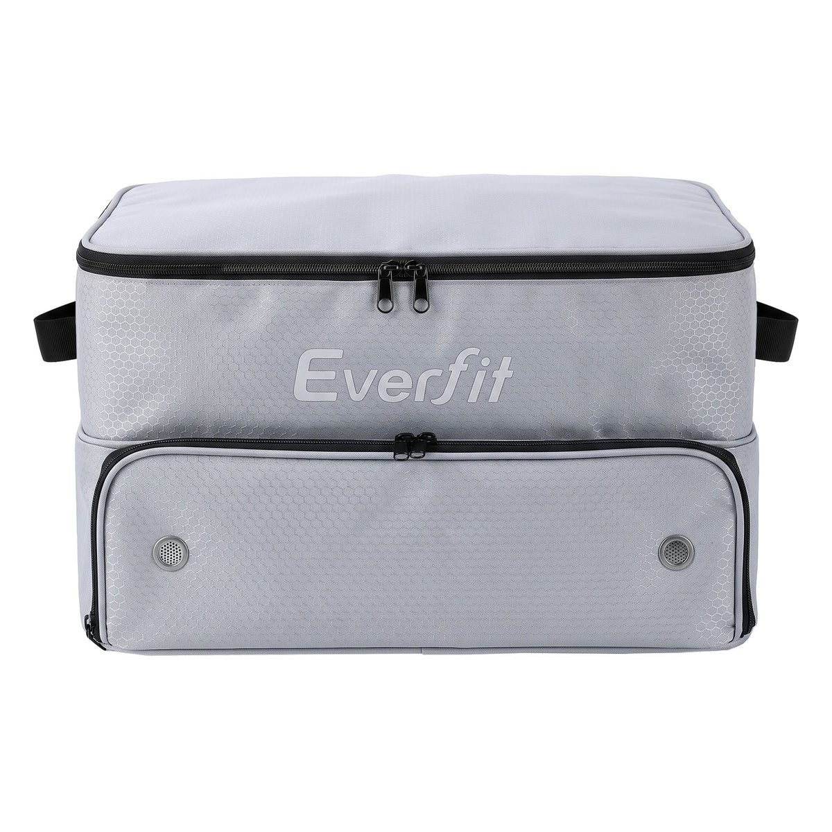 Everfit Golf Trunk Organizer for Car, 2-Tier Golf Storage Bag with Ventilated Shoe Compartment Grey