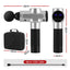 Everfit Massage Gun 30 Speed 6 Heads Vibration Muscle Massager Chargeable Silver
