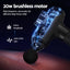 Everfit Massage Gun 30 Speed 8 Heads Vibration Muscle Massager Chargeable Black