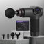 Everfit Massage Gun 8 Speed 4 Heads Vibration Muscle Massager Chargeable Black