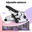 Everfit Mini Stepper with Resistance Rope Aerobic for Exercise Compact Home Workout White