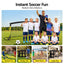 Everfit Pop Up Soccer Goals 2 Piece Set Target Net Kids Indoor Outdoor