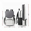 Everfit Tennis Racket Bag Foldable Backpack Racket Pocket Shoe Compartment