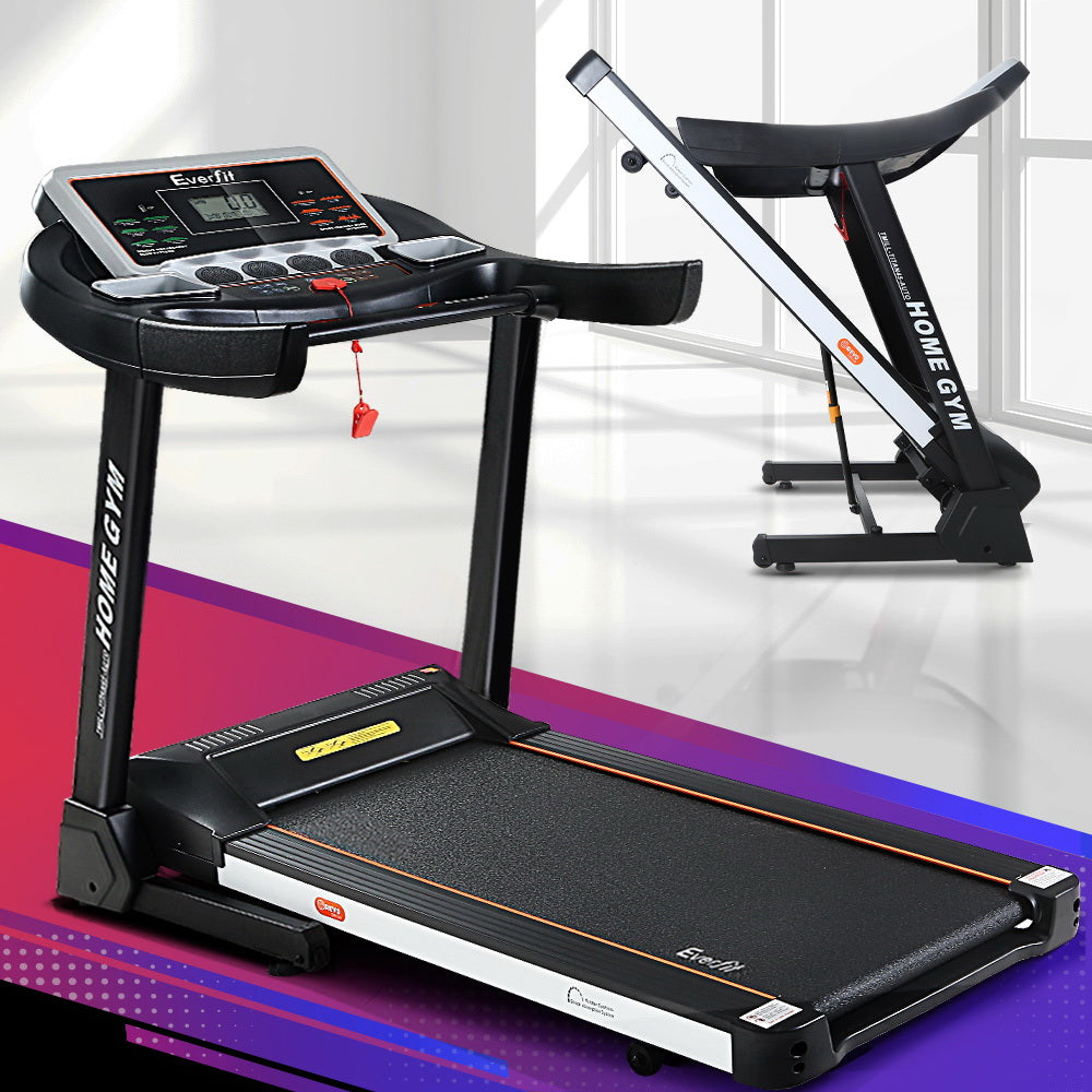 Everfit Treadmill Electric Auto Level Incline Home Gym Fitness Exercise 450mm Everfit Treadmill Electric Auto Level Incline Home Gym Fitness Exercise 450mm