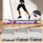 Everfit Treadmill Electric Walking Pad Incline Under Desk 380mm White