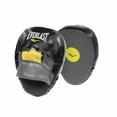 Everlast Impact Punch Mitt Mitts Boxing Box Work Training Gym Black Grey