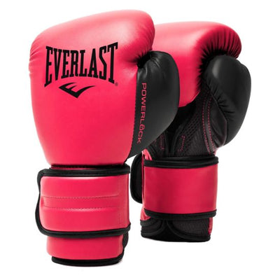 Everlast Powerlock2 Training Boxing Gloves 12Oz Pink/Black