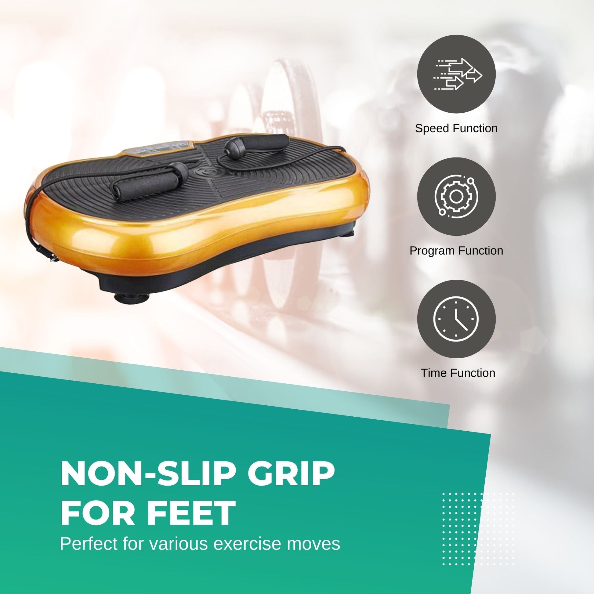 Exercise Vibration Machine Platform - Fitness Vibrating Plate - Body Workout