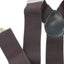 Extra Wide Heavy Duty Adjustable 120cm Dark Brown Adult Mens Suspenders