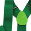 Extra Wide Heavy Duty Adjustable 120cm Green Adult Mens Suspenders