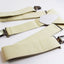 Extra Wide Heavy Duty Adjustable 120cm Ivory Adult Mens Suspenders