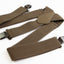 Extra Wide Heavy Duty Adjustable 120cm Latte Adult Mens Suspenders