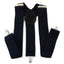 Extra Wide Heavy Duty Adjustable 120cm Midnight Blue Adult Mens Suspenders