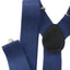 Extra Wide Heavy Duty Adjustable 120cm Navy Adult Mens Suspenders