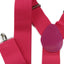 Extra Wide Heavy Duty Adjustable 120cm Pink Adult Mens Suspenders