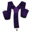 Extra Wide Heavy Duty Adjustable 120cm Purple Adult Mens Suspenders