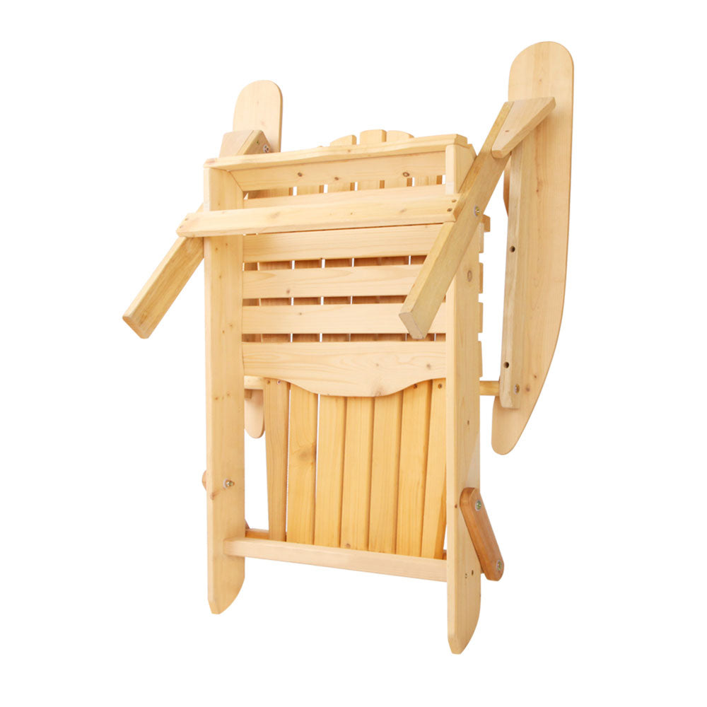 Gardeon Outdoor Chairs Furniture Beach Chair Lounge Wooden Adirondack Garden Patio