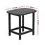 Gardeon Outdoor Coffee Side Table HDPE Desk Patio Furniture Camping Garden Black