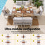 Gardeon 6 Seater Outdoor Dining Sofa Set Steel Frame Cushions White