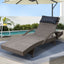 Gardeon Outdoor Sun Lounge Furniture Day Bed Wicker Pillow Sofa Set