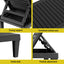 Gardeon Sun Lounge Adjustable Recliner Patio Outdoor Furniture Lightweight Black