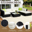 Gardeon 8-Piece Outdoor Sofa Set Wicker Couch Lounge Setting Cover